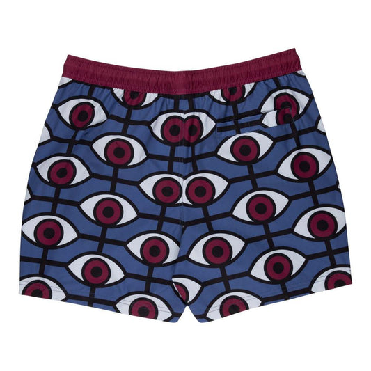 Santa Cruz Skateboards Swim shorts Salba Eyes Blue Red Multi