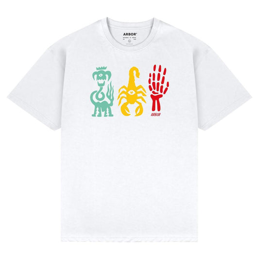 Arbor Skateboards T-Shirt Chroma T-Shirt White