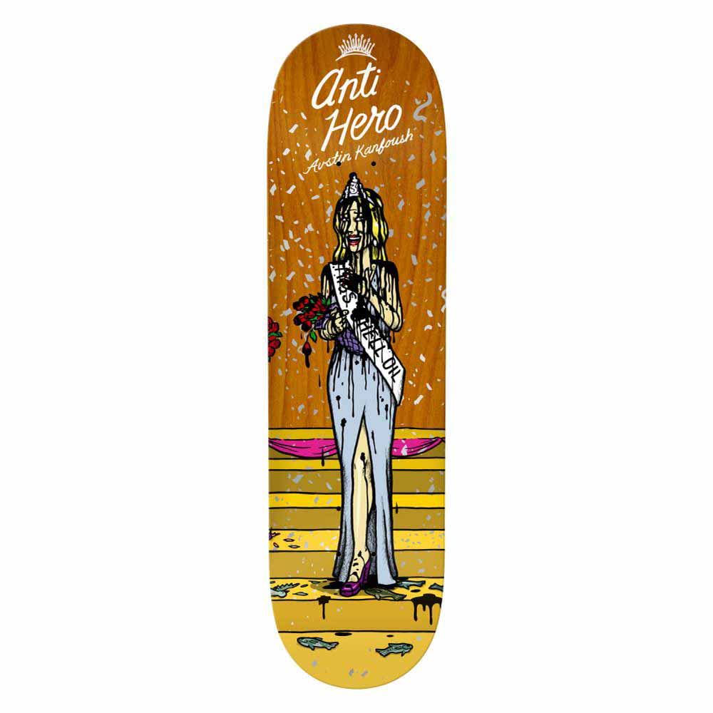 Antihero Skateboard Deck Miss Corp Greed Kanfoush Assorted Woodstains ...