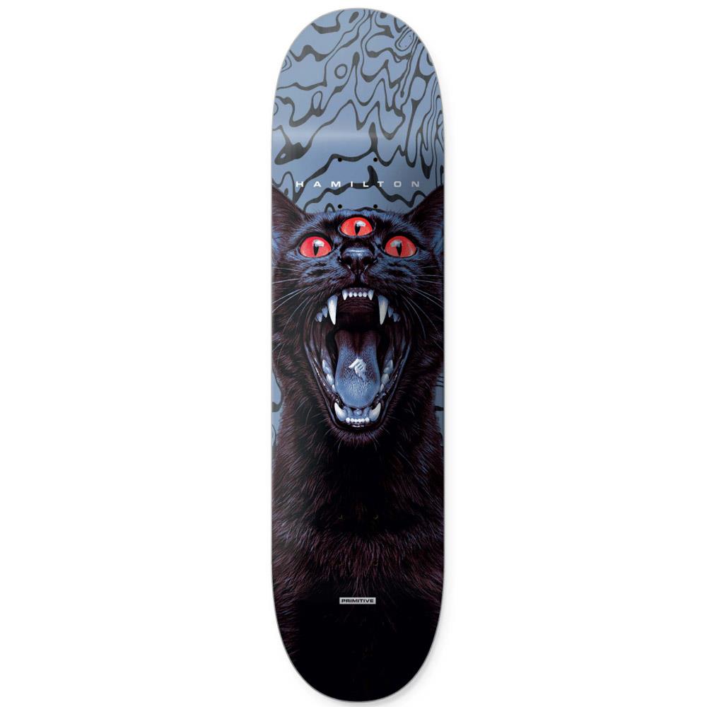 Primitive Horror Hamilton Black Cat Skateboard Deck Multi 8"