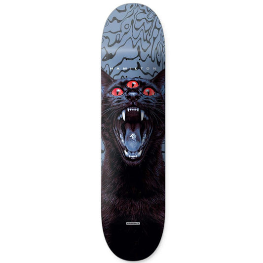 Primitive Horror Hamilton Black Cat Skateboard Deck Multi 8"