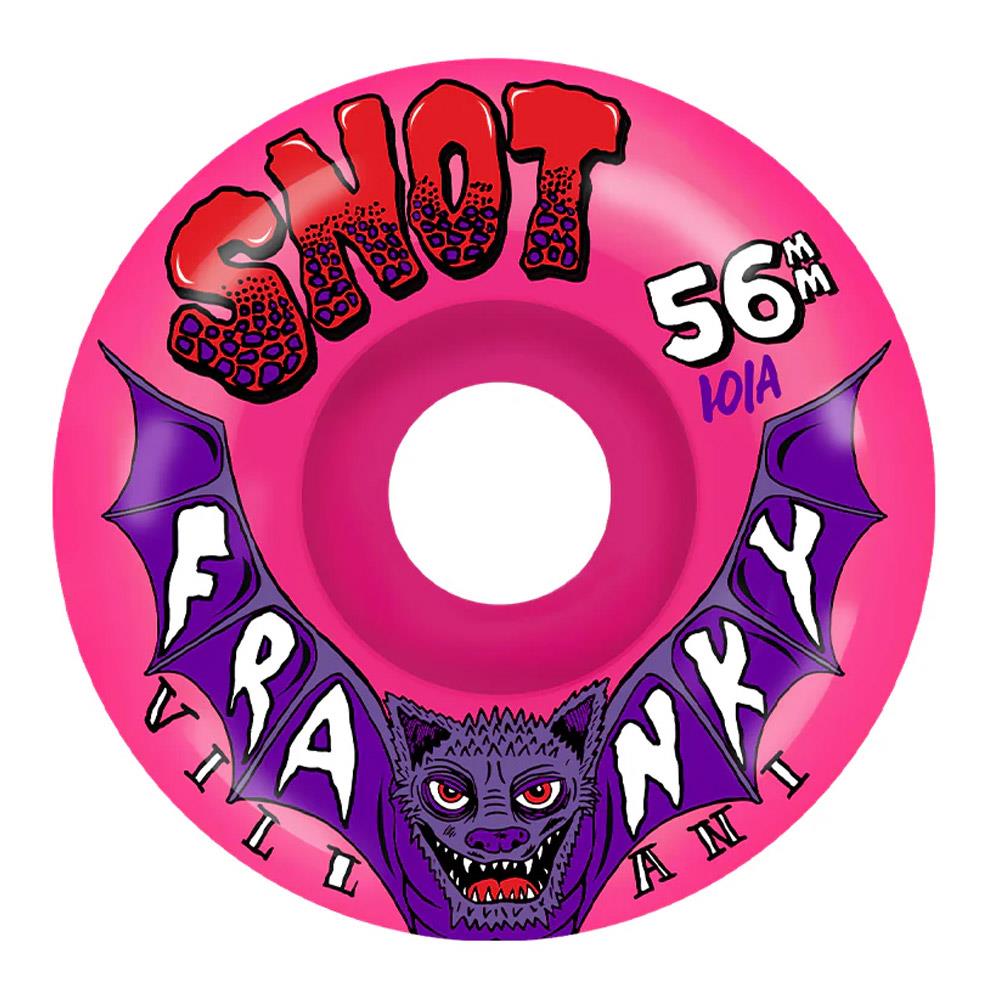 Snot Skateboard  Wheels Franky Villani Classic Neon Pink 56mm 99a