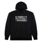 Thrasher Chrome Genuine Hooded Sweatshirt Black