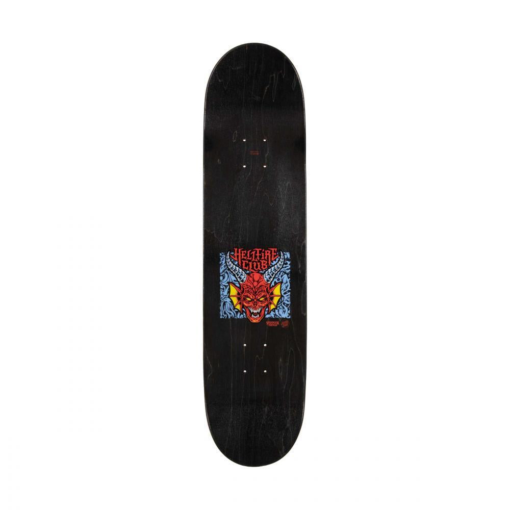 Santa Cruz X Stranger Things Hellfire Club Skateboard Deck 8.25"