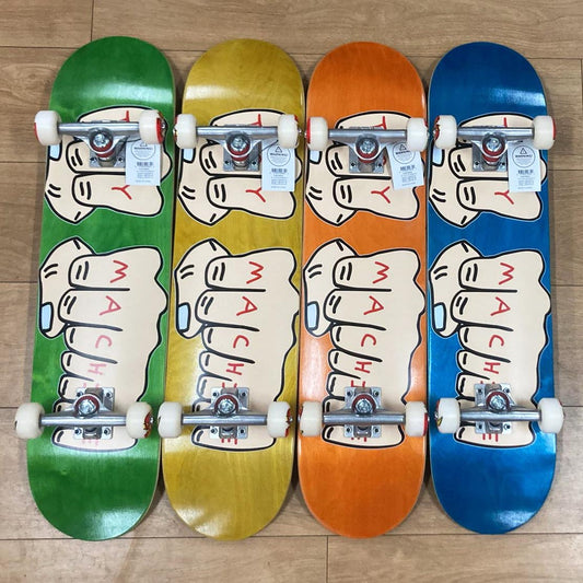 Toy Machine Skateboards Fists Woodgrain Factory Complete Skateboard 7.75"