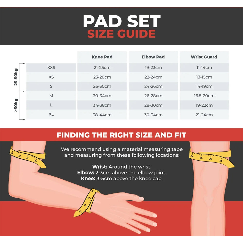 Triple Eight Saver Series Skateboard Pads 3 Piece Pacific