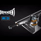 Indy 159mm Independent Mid Skateboard Trucks Polished Silver 8.75”