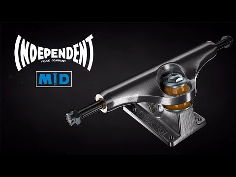 Indy 159mm Independent Mid Skateboard Trucks Polished Silver 8.75”
