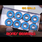 Bones Bearings Big Balls Reds Skateboard Bearings (8 Pack) 8mm