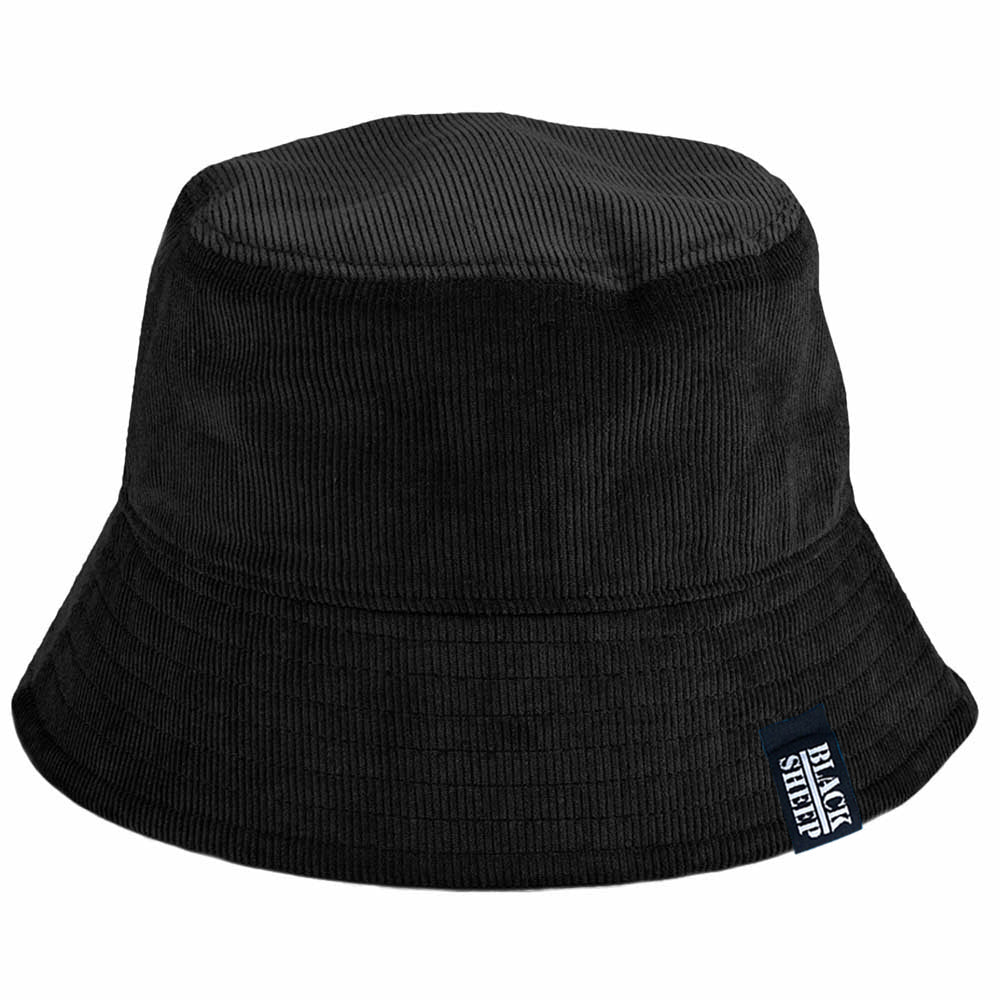 Black Sheep EarthAware Cord Bucket Hat Black