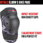 Triple 8 Saver Series 3 Pack Knee Elbow Wrist Pads Set Charcoal Camo