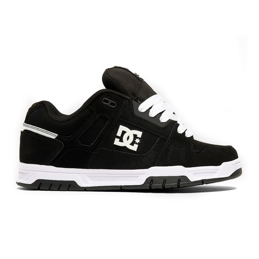 DC Shoe Co Stag Skate Shoes Black Black White