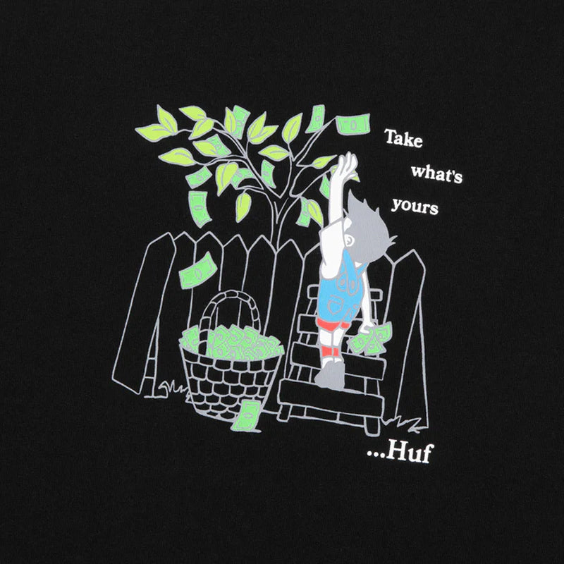 Huf Take Yours T-Shirt Black