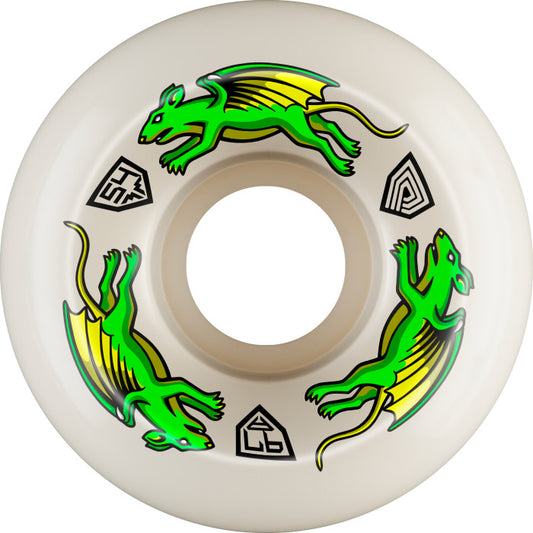 Powell Peralta Dragon Formula Skateboard Wheels Wide Nano Rats 54mm x 39mm 97A