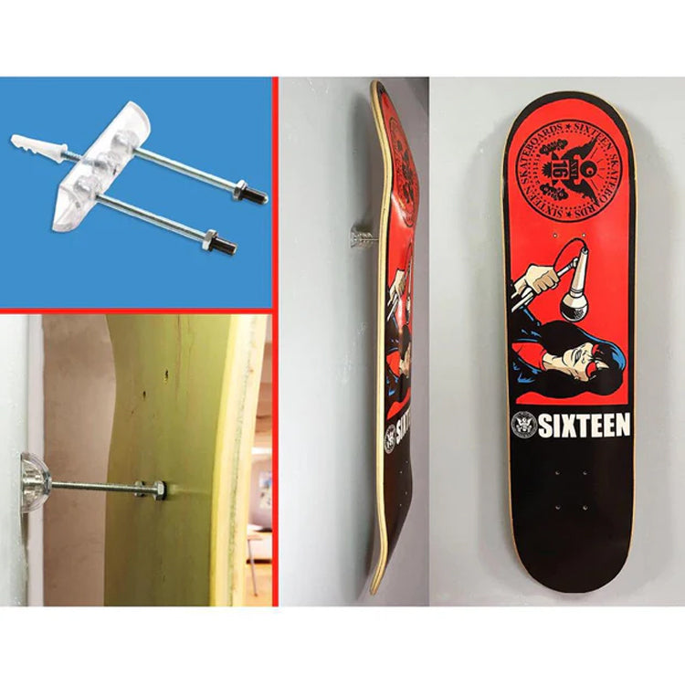 Sk8ology Skateboard Wall Hanger Single Display