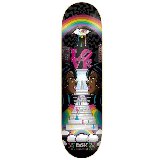 DGK Ghetto Psych Skateboard Deck Williams Multi 8.06"