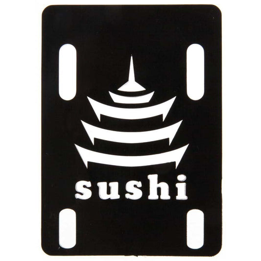 Sushi Pagoda Skateboard Riser Pads Black 1/8"