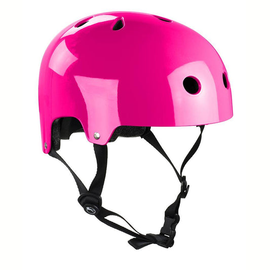 SFR Essentials Skateboard Bmx Helmet Gloss Fluo Pink