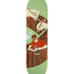 Magenta Glen Fox Extravision Skateboard Deck Sage 8.25"