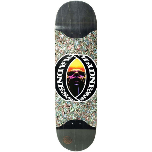 Madness Vision R7 Slick Skateboard Deck Black Multi 8.625"