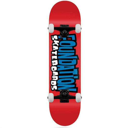 Foundation From the 90's Complete Skateboard Red 8"