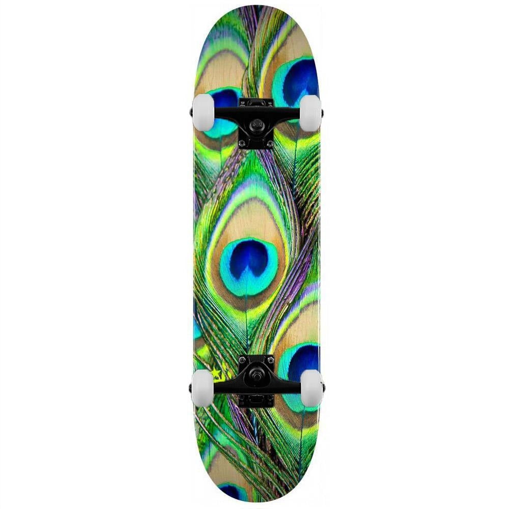 Mini Logo Complete Skateboard 18 Peacock Feather 244 Multi Colour 8.5"