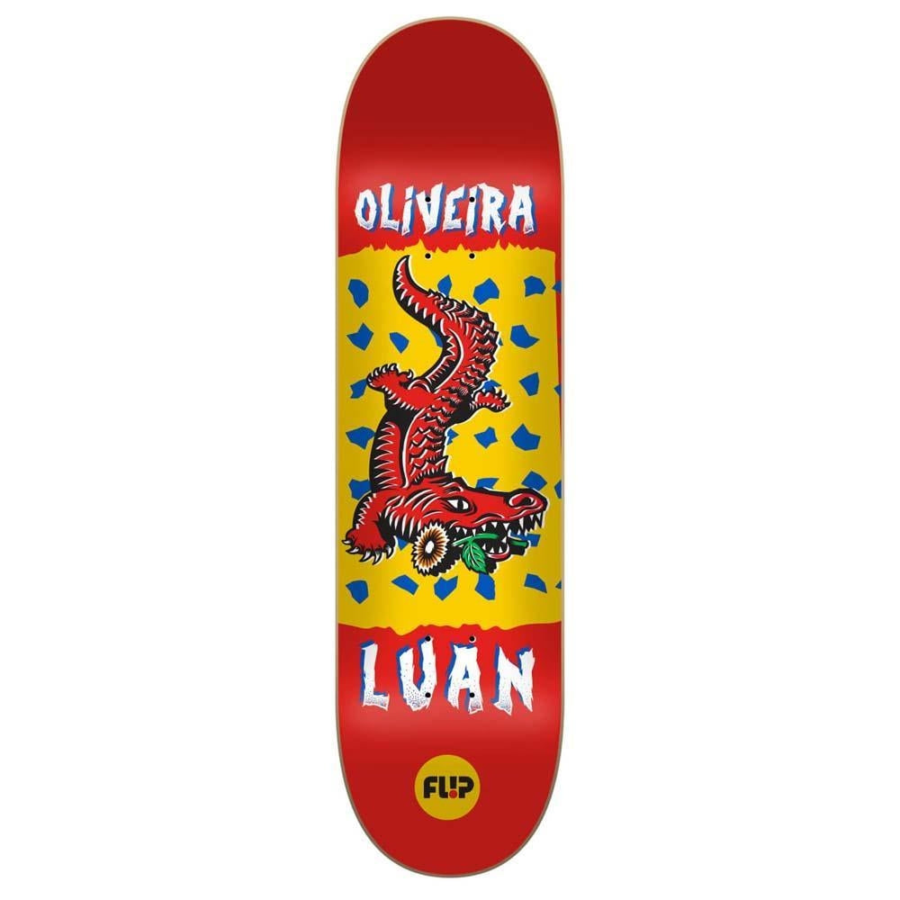Flip Luan Tin Toy Skateboard Deck Red 8.13"