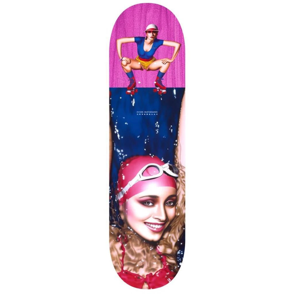 Evisen Splash Roller Disco Yosuke Onishi Skateboard Deck Multi 8.25"