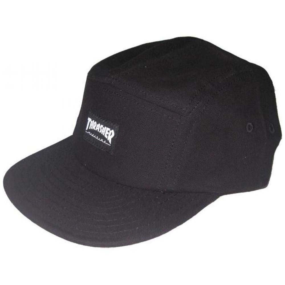 Thrasher Magazine Mag Logo 5 Panel Cap Black