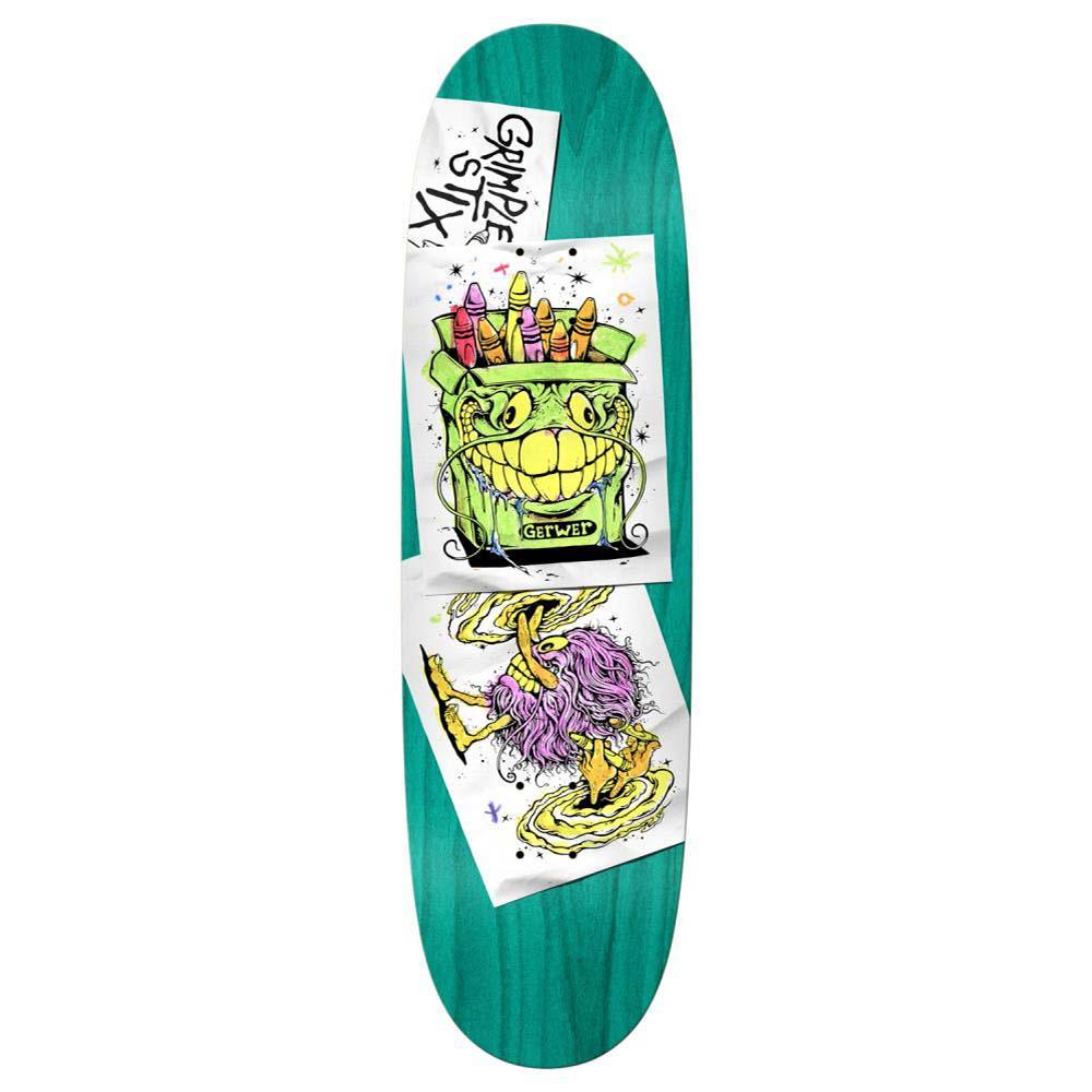 Antihero Pro Skateboard Deck Gerwer Grimplestix Coloring Assorted 8.75"