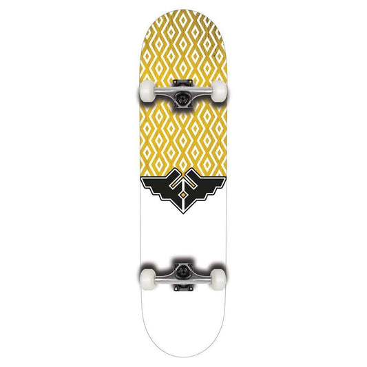 Fracture Wings V5 Factory Complete Skateboard Yellow 8"