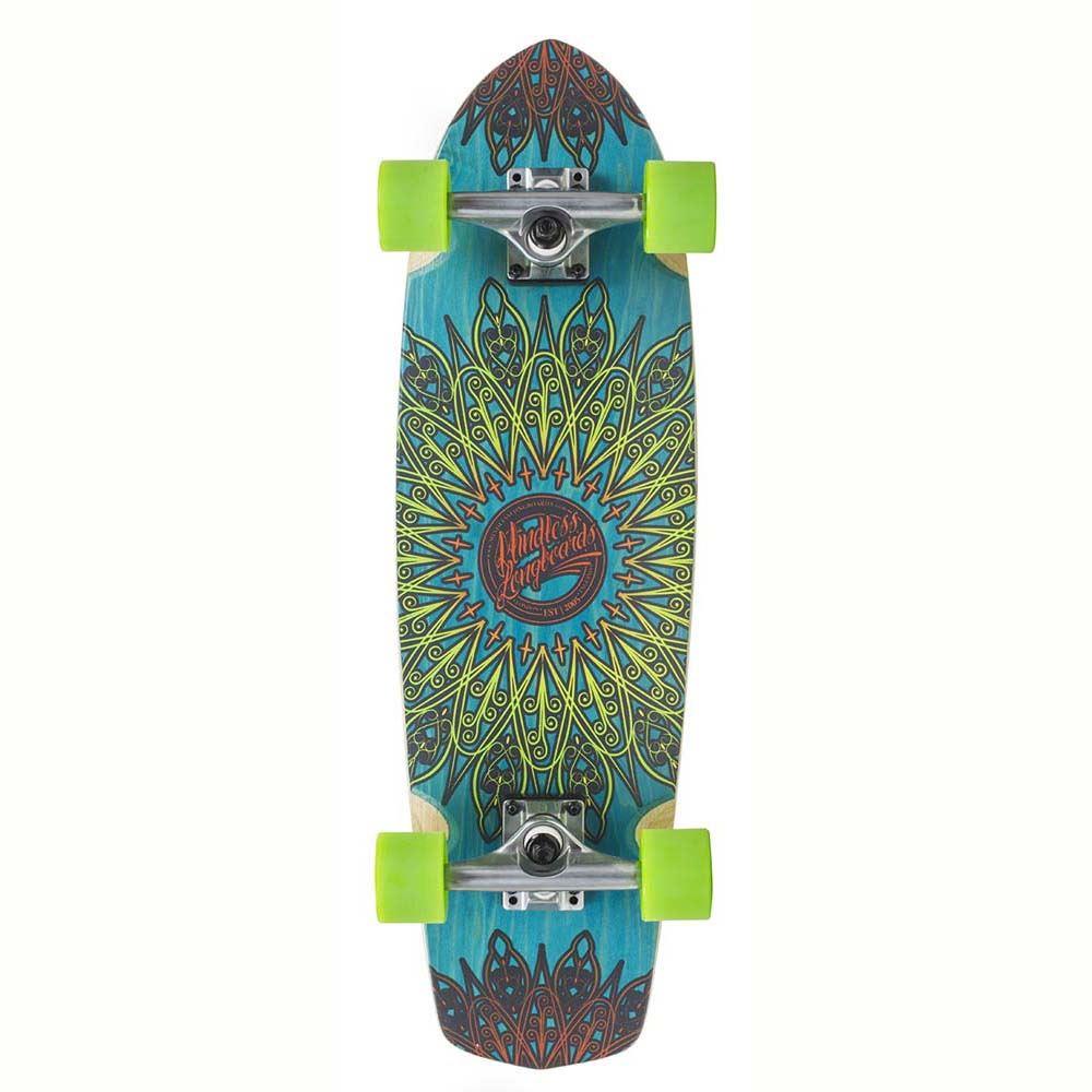 Mindless Skateboards Mandala Factory Complete Cruiser Blue 28"