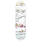 Krooked Pro Skateboard Deck Gonz Skullride White 8.75"