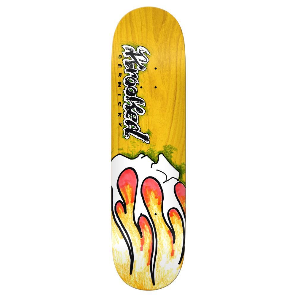Krooked Skateboard Deck Cernicky Gastown Yellow 8.62"