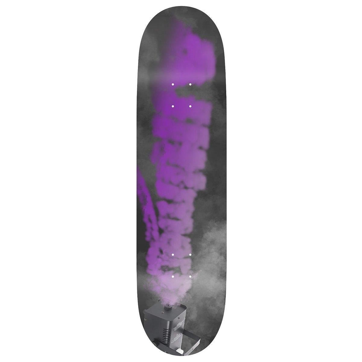 Alltimers Smoke Machine Skateboard Deck Purple 8.3"