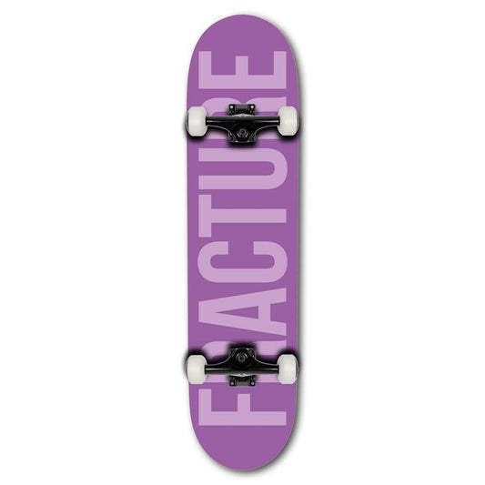 Fracture Fade Factory Complete Skateboard Purple 7.75"