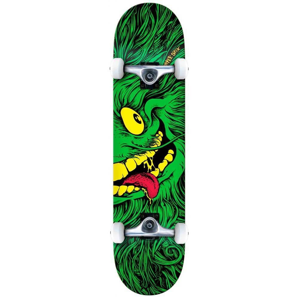 Anti Hero Complete Factory Skateboard Grimple Full Face Green 7.75"