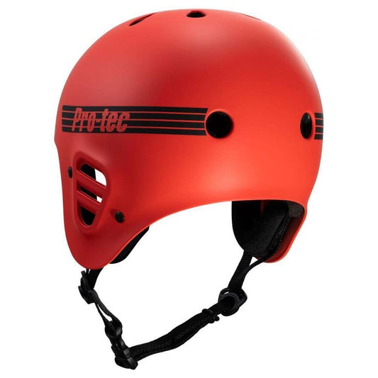 Pro-Tec Helmet Full Cut Matte Bright Red Adult