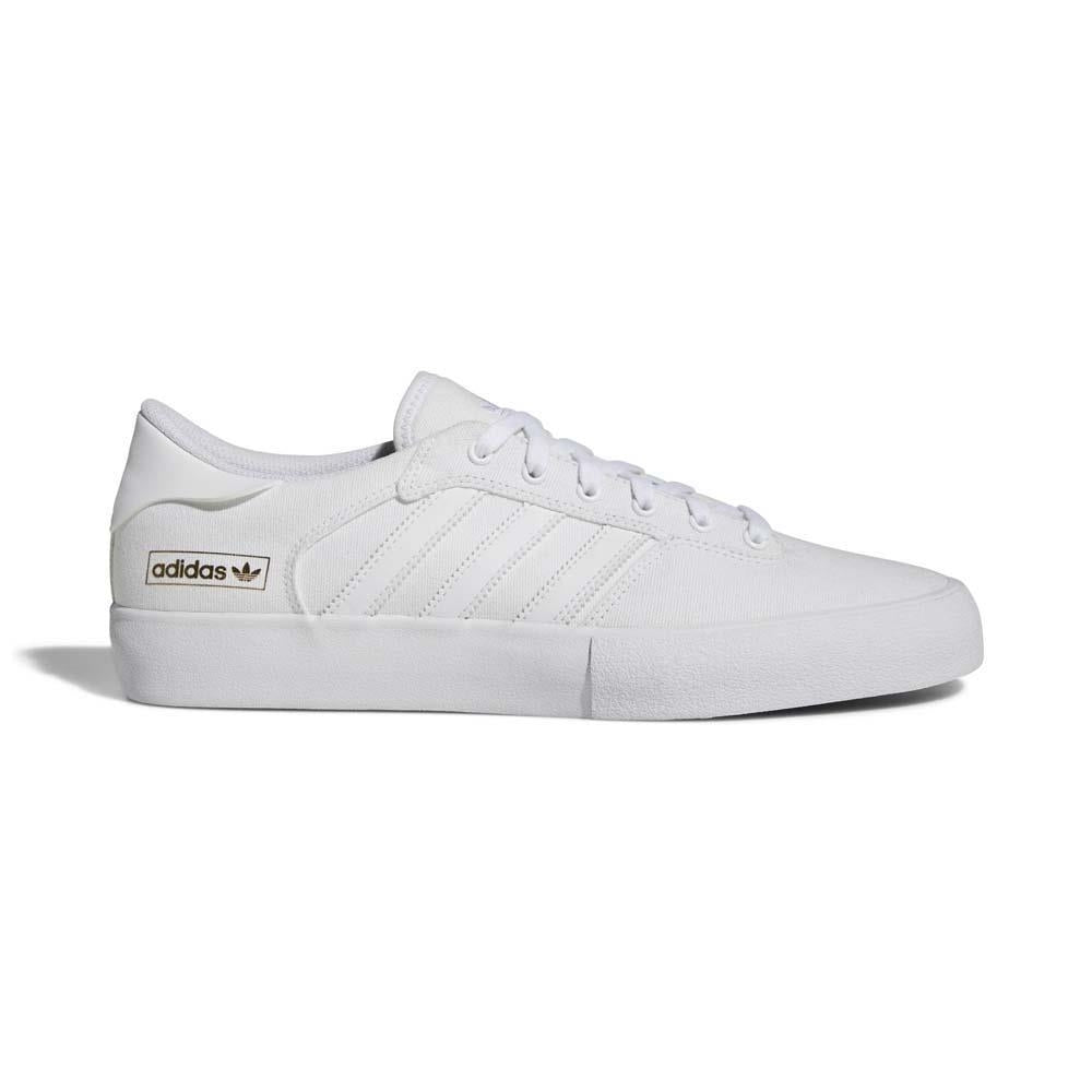 Adidas Skateboarding Matchbreak Super Feather White Metallic Gold Skate Shoes