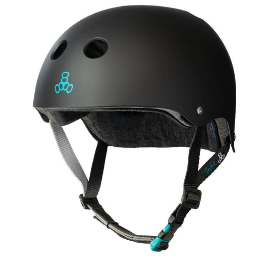 Triple 8 Sweatsaver Cert Helmet Tony Hawk Pro Edition Black Teal Xsmall Small