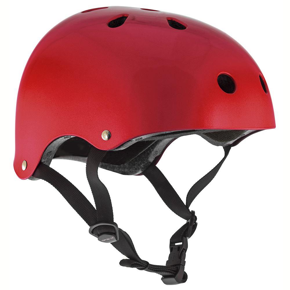 SFR Essentials Skateboard Bmx Helmet Metallic Red
