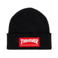Thrasher Beanie Skate Mag Patch Black One Size Adult