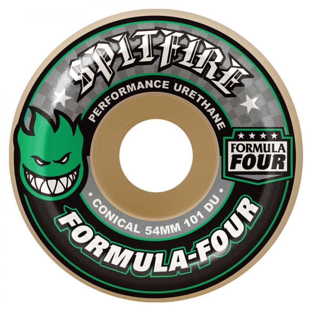 Spitfire Formula Four Conical Skateboard Wheels 101D Natural