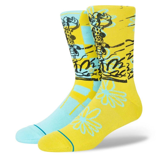 Stance Socks Tandem By Russ Blue Yellow Large