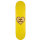 Birdhouse Armanto Heart Protection Skateboard Deck Yellow 8"