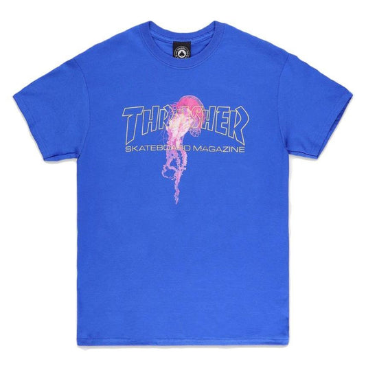 Thrasher x Atlantic Drift Jellyfish T-Shirt Royal Blue