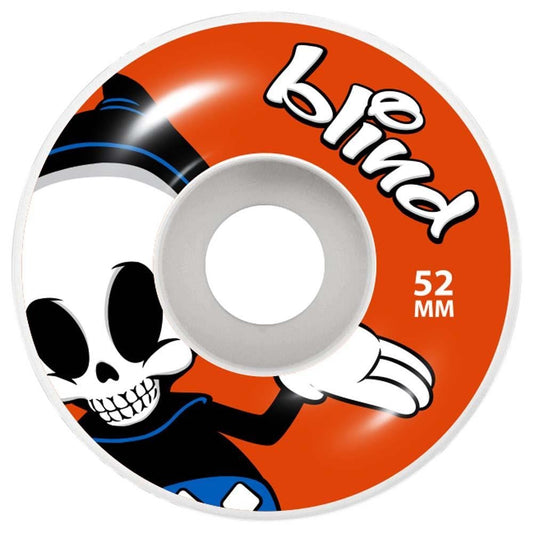 Blind Reaper Character Skateboard Wheels White Red 52mm