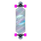 Santa Cruzer Factory Complete Skateboard Prismatic Dot Drop Thru Silver 36"
