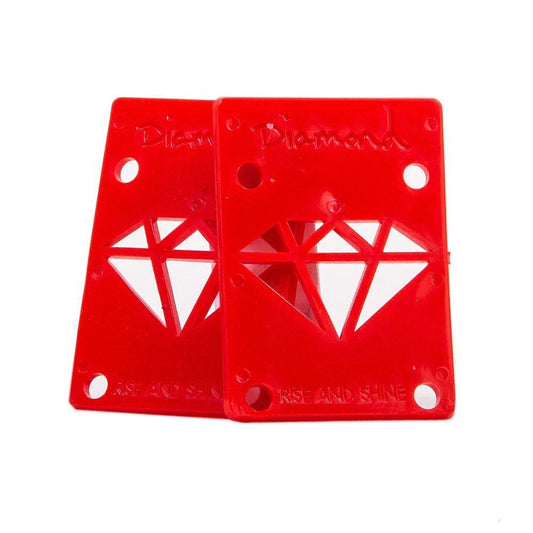 Diamond Supply Co Risers Red 1/8"