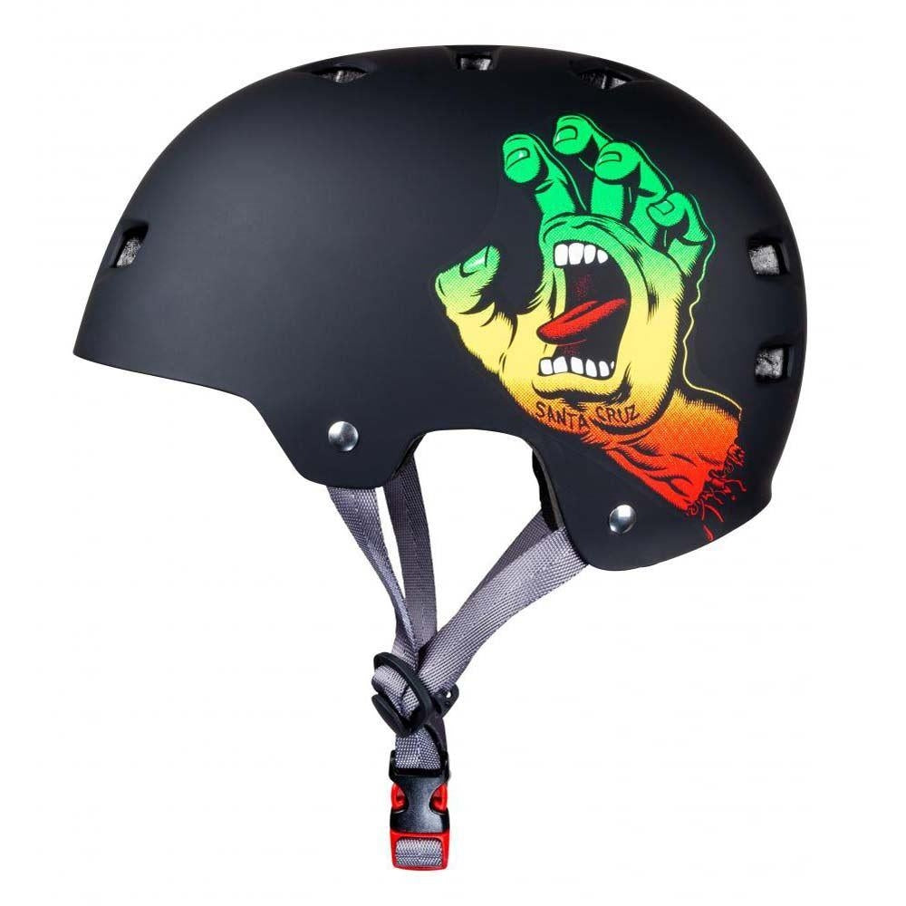 Bullet x Santa Cruz Helmet Screaming Hand Rasta ADULT